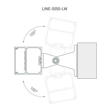 Профиль SL-LINE-5050-LW-2000 WHITE (Arlight, Алюминий)