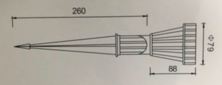 Светильник газонный 5510