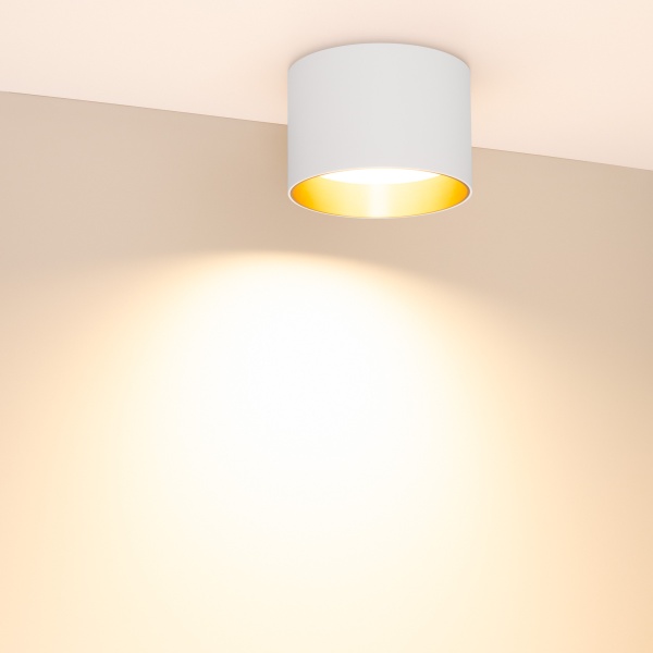 Светильник SP-BISCOTTO-R120-12W Warm3300-MIX (WH-GD, 80 deg, 230V) (Arlight, IP54 Металл, 5 лет) Светильник SP-BISCOTTO-R120-12W Warm3300-MIX (WH-GD, 80 deg, 230V) (Arlight, IP54 Металл, 5 лет)