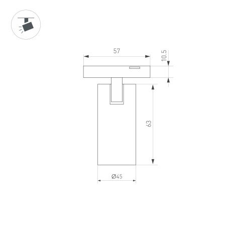 Светильник MAG-MICROCOSM-SPOT-R45-9W Day4000 (BK, 36 deg, 24V) (Arlight, IP20 Металл, 3 года) Светильник MAG-MICROCOSM-SPOT-R45-9W Day4000 (BK, 36 deg, 24V) (Arlight, IP20 Металл, 3 года)