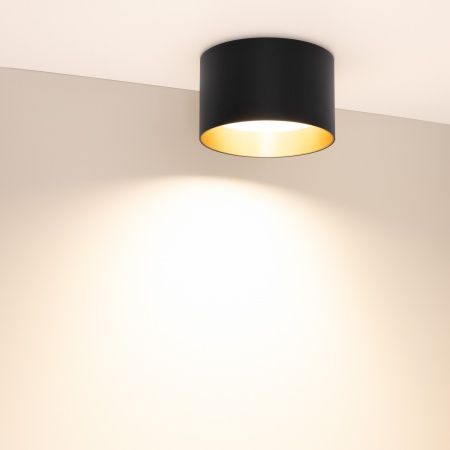 Светильник SP-BISCOTTO-R140-15W Warm3300-MIX (BK-GD, 80 deg, 230V) (Arlight, IP54 Металл, 5 лет)