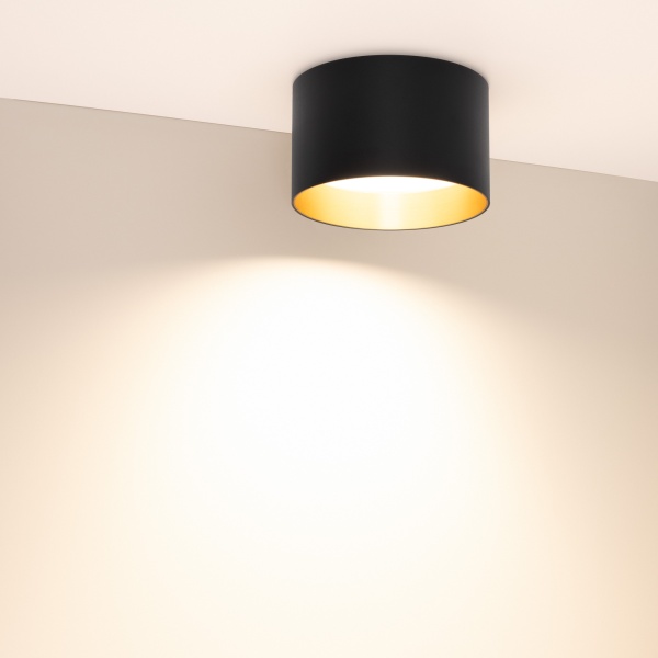 Светильник SP-BISCOTTO-R140-15W Warm3300-MIX (BK-GD, 80 deg, 230V) (Arlight, IP54 Металл, 5 лет) Светильник SP-BISCOTTO-R140-15W Warm3300-MIX (BK-GD, 80 deg, 230V) (Arlight, IP54 Металл, 5 лет)