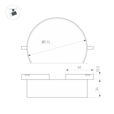 Светильник MAG-MICROCOSM-RONDO-R113-12W Day4000 (BK, 100 deg, 24V) (Arlight, IP20 Металл, 3 года) Светильник MAG-MICROCOSM-RONDO-R113-12W Day4000 (BK, 100 deg, 24V) (Arlight, IP20 Металл, 3 года)