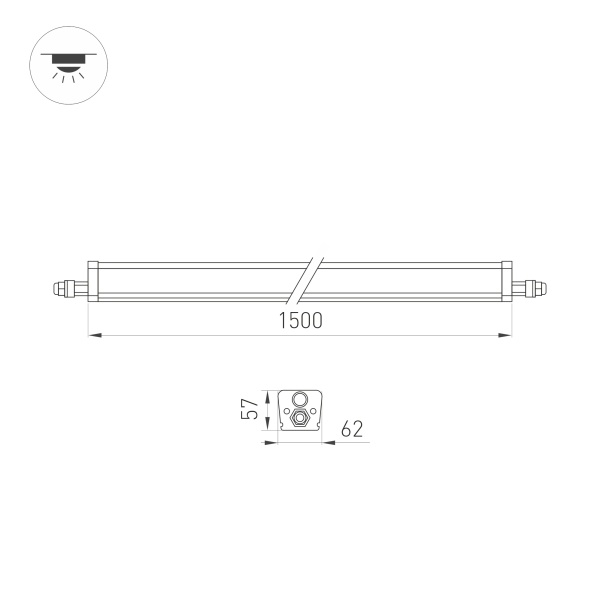 Светильник ALT-TUBULAR-MOTION-1500-36W Day4000 (WH, 120 deg, 230V) (Arlight, IP65 Пластик, 5 лет) Светильник ALT-TUBULAR-MOTION-1500-36W Day4000 (WH, 120 deg, 230V) (Arlight, IP65 Пластик, 5 лет)