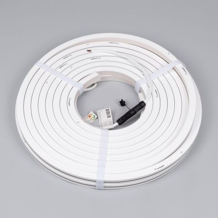 Лента герметичная MOONLIGHT-TOP-X280-16x16mm 24V Warm2300 (10 W/m, IP67, 15m, wire x1) (Arlight, Вывод кабеля боковой)