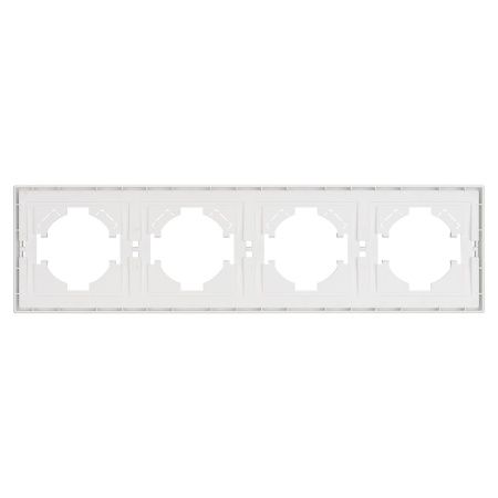 Рамка пластиковая FRM-TENDO-SFPL-4-WH (Arlight, -)