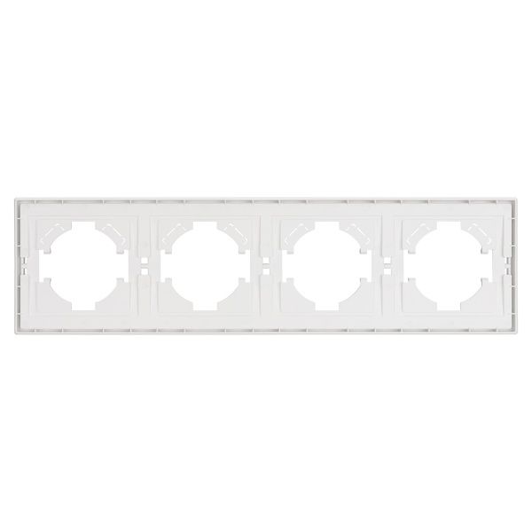 Рамка пластиковая FRM-TENDO-SFPL-4-WH (Arlight, -)