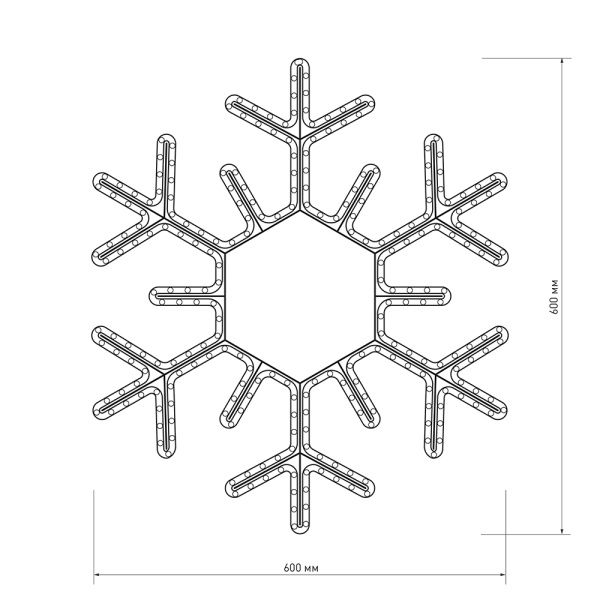 Фигура ARD-SNOWFLAKE-M5-600x600-216LED White (230V, 15W) (Ardecoled, IP65) Фигура ARD-SNOWFLAKE-M5-600x600-216LED White (230V, 15W) (Ardecoled, IP65)