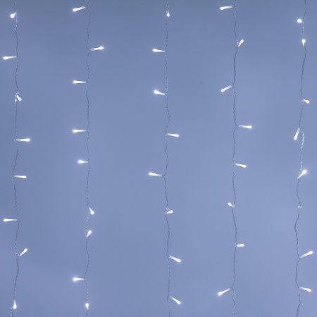 Светодиодная гирлянда ARD-CURTAIN-HOME-2000x2500-CLEAR-300LED White (230V, 12W) (Ardecoled, IP20)