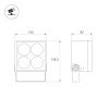 Светильник ALT-BLOCK-S130x130-15W Warm3000 (GR, 3 deg, 230V) (Arlight, IP66 Металл, 3 года) Светильник ALT-BLOCK-S130x130-15W Warm3000 (GR, 3 deg, 230V) (Arlight, IP66 Металл, 3 года)
