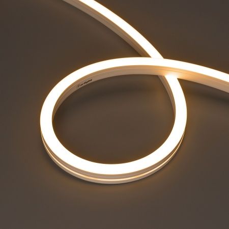 Лента герметичная MOONLIGHT-SIDE-A140-12x17mm 24V Warm2700 (9.6 W/m, IP67, 5m, wire x2) (Arlight, Вывод кабеля боковой)