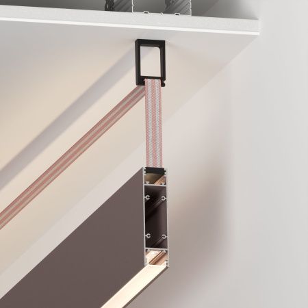 Крепление накладное SL-LINE-W20-BELT BLACK (Arlight, Металл) Крепление накладное SL-LINE-W20-BELT BLACK (Arlight, Металл)