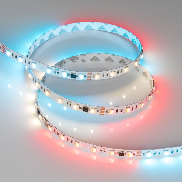 Лента DMX-B60-10mm 24V RGBW-PX6 (18 W/m, IP20, 5060, 5m) (Arlight, бегущий огонь) Лента DMX-B60-10mm 24V RGBW-PX6 (18 W/m, IP20, 5060, 5m) (Arlight, бегущий огонь)