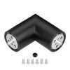 Соединитель профиля ROUND-D36-360-90 BLACK (Arlight, Металл)