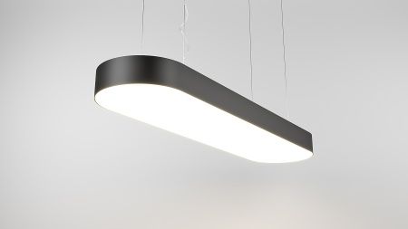 Светильник подвесной овальный белый SILED LARGO 1200х160х100 (29 Вт)