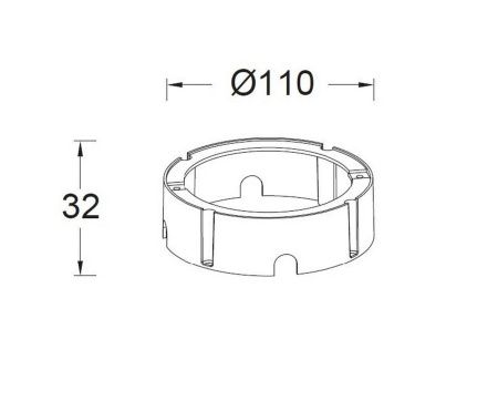 Встраиваемый светильник Lutec, Серебристый, Модерн, W7046-3K SS Встраиваемый светильник Lutec, Серебристый, Модерн, W7046-3K SS