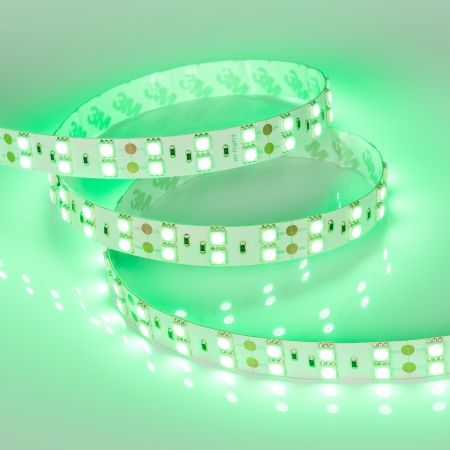 Лента RT 2-5000 24V Green 2x2 (5060, 600 LED, LUX) (Arlight, 28.8 Вт/м, IP20)