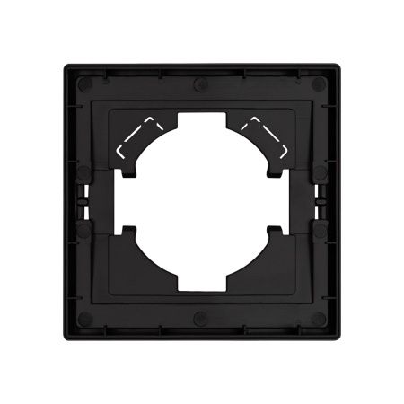 Рамка пластиковая FRM-TENDO-SFPL-1-BK (Arlight, -)