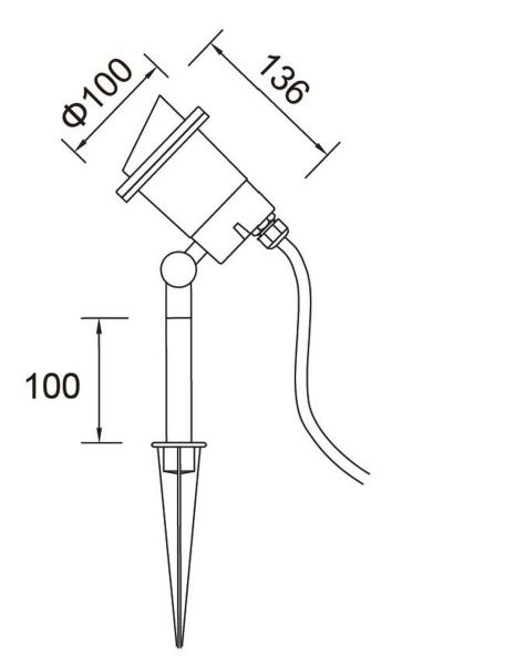 Подсветка деревьев Lutec, Темно-серый         , Модерн, 8043 Gr