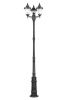 Фонарный столб YAOHUA LUX, Черный, Классика, 86410B/01 E7 Bl