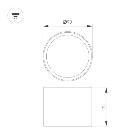Светильник SP-BISCOTTO-R90-8W Warm3300-MIX (WH-GD, 80 deg, 230V) (Arlight, IP54 Металл, 5 лет) Светильник SP-BISCOTTO-R90-8W Warm3300-MIX (WH-GD, 80 deg, 230V) (Arlight, IP54 Металл, 5 лет)
