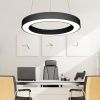 Светильник кольцевой линейный светодиодный  подвесной, HB0310, LED 72W 4000К диаметр 1000mm, черный Светильник кольцевой линейный светодиодный  подвесной, HB0310, LED 72W 4000К диаметр 1000mm, черный