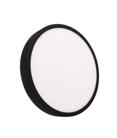 Светильник накладной, LED 18W 4000К IP44, белый, черный, DW2260-1