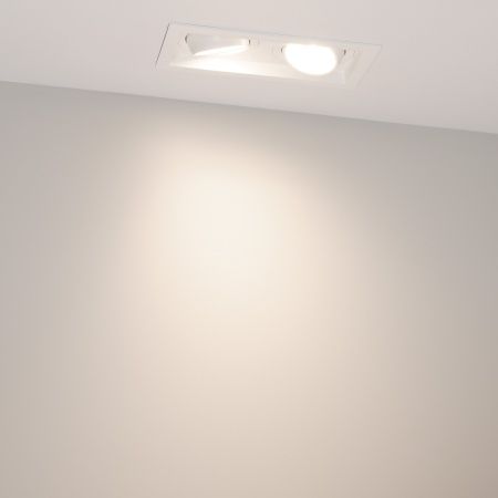 Светильник MS-VORTEX-BUILT-S170x90-2x12W Day4000 (WH-WH, 40 deg, 230V) (Arlight, IP20 Металл, 5 лет)