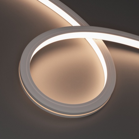 Лента герметичная MOONLIGHT-TOP-X280-16x16mm 24V Warm3500 (10 W/m, IP67, 15m, wire x1) (Arlight, Вывод кабеля боковой)