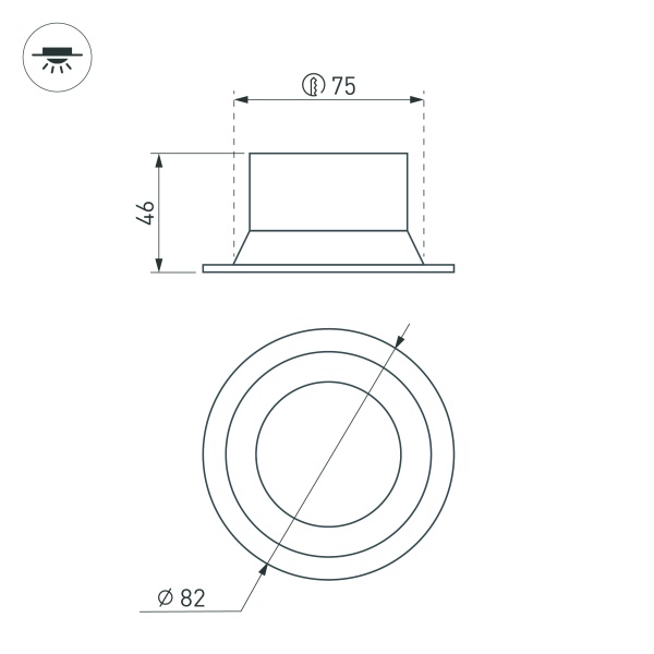 Светильник MS-BREEZE-BUILT-R82-9W Warm2700 (WH, 85 deg, 230V) (Arlight, IP20 Металл, 5 лет) Светильник MS-BREEZE-BUILT-R82-9W Warm2700 (WH, 85 deg, 230V) (Arlight, IP20 Металл, 5 лет)