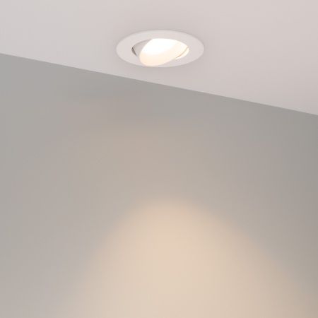 Светильник MS-ATOLL-BUILT-TURN-R94-10W Warm3000 (WH, 60 deg, 230V) (Arlight, IP54 Металл, 5 лет)