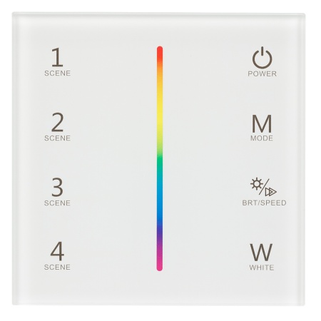 Панель Sens SMART-P22-RGBW White (12-24V, 4x3A, 2.4G) (Arlight, IP20 Пластик, 5 лет)