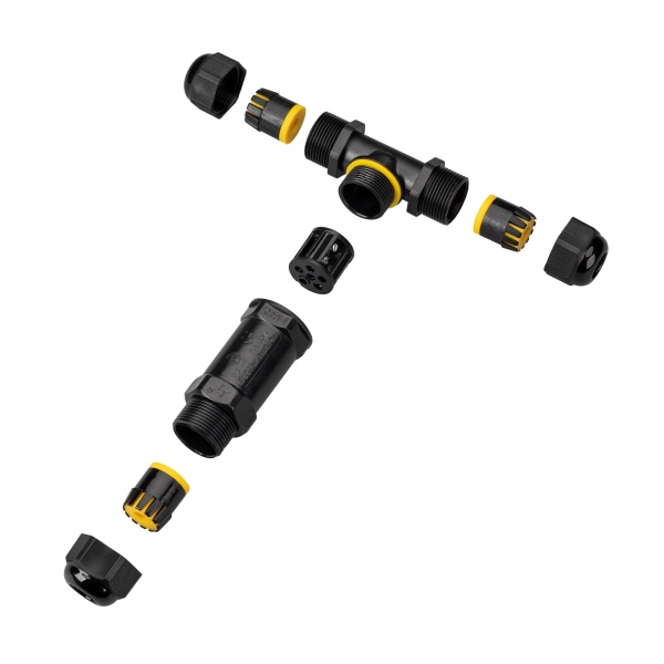 Коннектор NEO-GERM-5pin-T-WTW (4-8mm) (Arlight, IP68) Коннектор NEO-GERM-5pin-T-WTW (4-8mm) (Arlight, IP68)