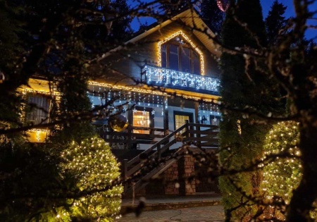 Гирлянда Мишура светодиодная D2380 BD 3 м 380 LED IP54 желтый