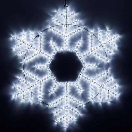 Фигура ARD-SNOWFLAKE-M10-1000x900-504LED White (230V, 31W) (Ardecoled, IP65)