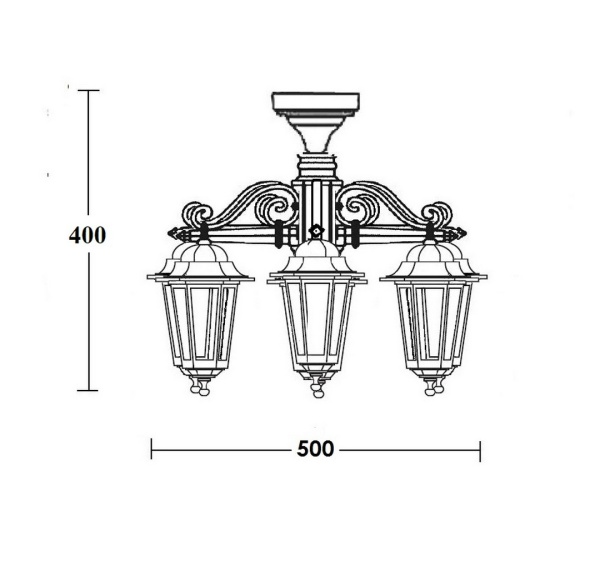 Подвесной светильник YAOHUA LUX, Черный, Классика, 79870SA/6/02 Bl Подвесной светильник YAOHUA LUX, Черный, Классика, 79870SA/6/02 Bl