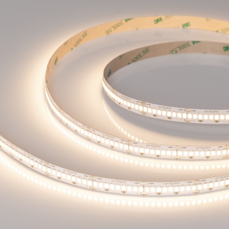 Лента ULTRA-A288-10mm 24V Warm3000 (17 W/m, IP20, 5m) (Arlight, высок.эфф.200 лм/Вт)