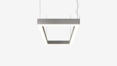 Подвесной светильник прямоугольный черный SILED CUADRA-PROF-02  520х300х50х70 (41 Вт)