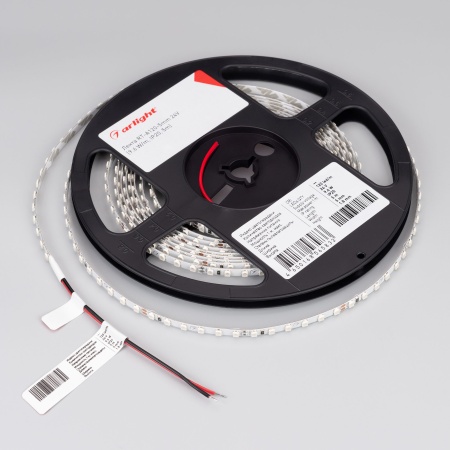 Лента RT-A120-5mm 24V Green (9.6 W/m, IP20, 3528, 5m) (Arlight, узкая)