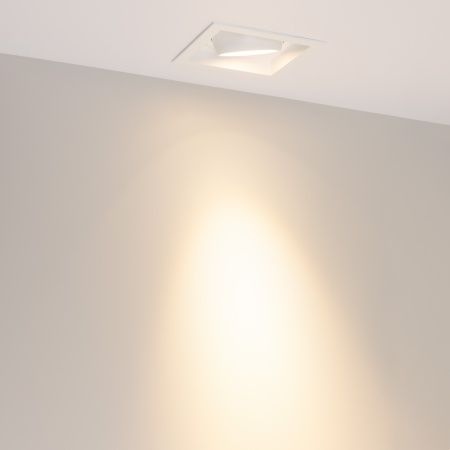 Светильник MS-VORTEX-BUILT-S140x140-30W Warm3000 (WH-WH, 30 deg, 230V) (Arlight, IP20 Металл, 5 лет)