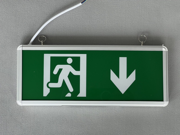 Светильник "Световой указатель", MBD-200N Е42, 220V 3W 6LED белого цвета, серый