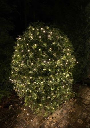 Гирлянда светодиодная сетка D2102 BD 2х1 м 200 LED теплый белый