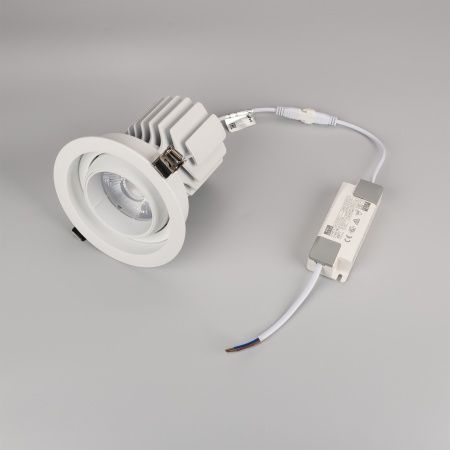 Светильник MS-VORTEX-BUILT-R135-30W Day4000 (WH-WH, 17 deg, 230V) (Arlight, IP20 Металл, 5 лет)