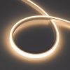 Лента герметичная WAVE-TOP-PU-A144-10x10mm 24V Warm3000 (5 W/m, IP68, 3m, wire x1) (Arlight, Вывод боковой, 3 года)