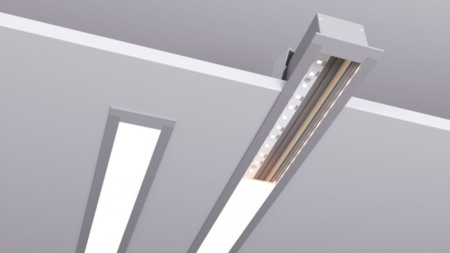 Линейный встраиваемый светодиодный светильник SILED LINEA INNER 2000х50х32 (50 Вт, 4000K)