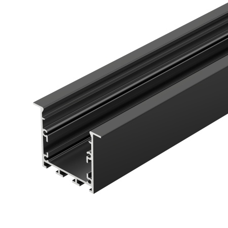 Профиль LINIA49-F-М-2500 BLACK (Arlight, Алюминий)