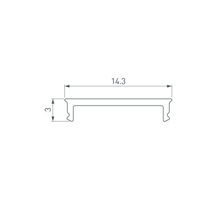 Экран SL-SLIM15-H10-W14-2000 OPAL (Arlight, Пластик) Экран SL-SLIM15-H10-W14-2000 OPAL (Arlight, Пластик)
