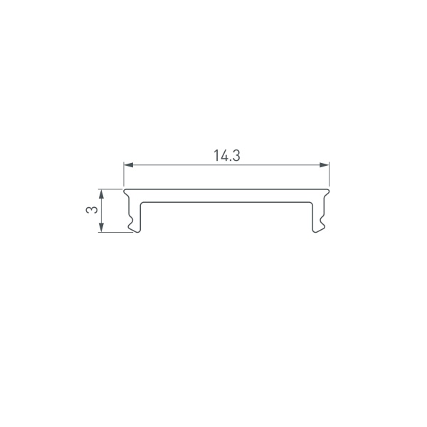 Экран SL-SLIM15-H10-W14-2000 OPAL (Arlight, Пластик) Экран SL-SLIM15-H10-W14-2000 OPAL (Arlight, Пластик)
