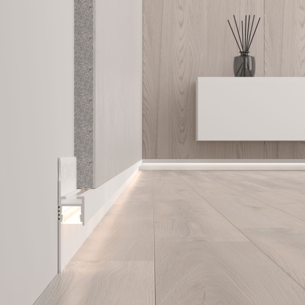 Профиль ARH-PLINTUS-FANTOM-2000 WHITE (Arlight, Алюминий) Профиль ARH-PLINTUS-FANTOM-2000 WHITE (Arlight, Алюминий)