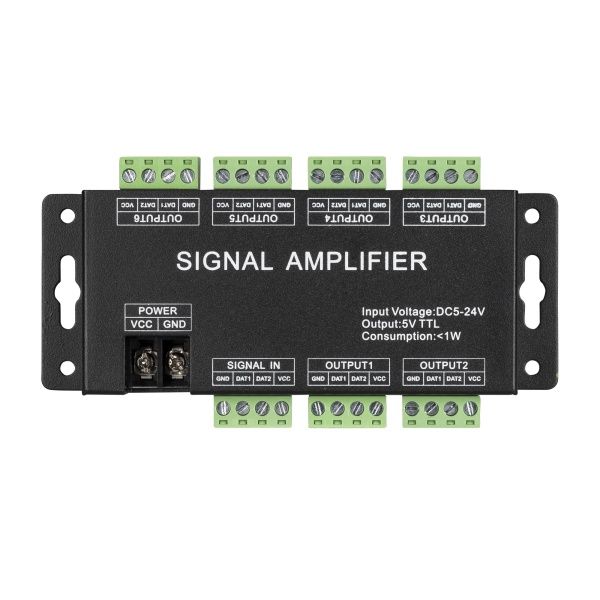 Усилитель сигнала LN-SPI-6CH (5-24V) (Arlight, IP20 Металл, 1 год) Усилитель сигнала LN-SPI-6CH (5-24V) (Arlight, IP20 Металл, 1 год)